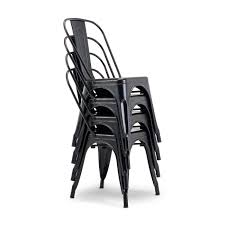 Antiquefarmhouse features unique farmhouse style décor, vintage reproductions and home decor design sales up to 80% off retail. Antique Black Set Of 4 Metal Chairs Stackable Dining Room Chairs Indoor Outdoor Ebay