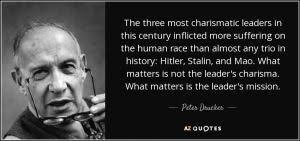 He swore that one day, those who shunned him would kneel before him and beg for mercy, eventually! Beware The Dark Side Of Charismatic Leadership Ray Williams