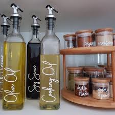 Pantry Organisation Labels On Instagram How Great Is This Little Set Up Our Oil Bottles Along S Pantry Organisation Spice Jars Kitchen Organization Pantry