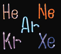 Solid krypton is white and crystalline. The Structure Of Atoms