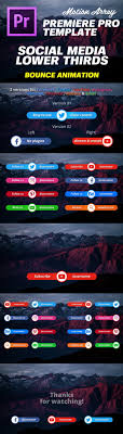 Social Media Lower Thirds Free Download Free After Effect Template Social Media Lower Thirds Is A Cool Premiere Pro Template With Beautiful And Smooth Animations For Most Social Media Net Social Media Premiere Pro Lower Thirds