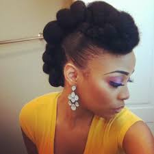 This classic bob with bangs will certainly accentuate your beautiful features. Natural Hair Updo Fashionizkaotic