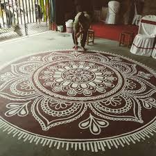 Soham Pal On Instagram Its Sister S Wedding Ceremony Alpana Bengali S Tradition Wedding Kolkatatime Big Rangoli Designs Alpona Design Pookalam Design