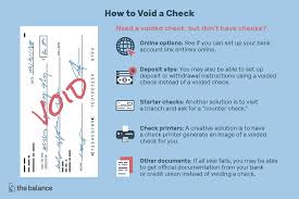 No need to waste a physical cheque. How To Void A Check Set Up Payments Deposits And Investments