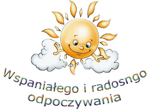 Życzenia na wakacje – Publiczne Przedszkole w Kobiernicach