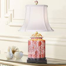 Maybe you would like to learn more about one of these? Coral Porcelain Scalloped Tea Jar Table Lamp G7009 Lamps Plus