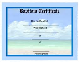 Download free printable baptism certificate samples from this page. Free Printable Baptism Certificates Certificatetemplates Net