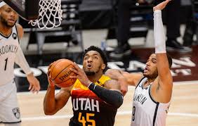 Utah jazz's donovan mitchell (45) plays against the boston celtics during the first half on an nba basketball game in boston, saturday, nov. Source Utah Jazz Guard Donovan Mitchell S Mri Comes Back Clean