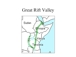 Map of great rift valley onlinelifestyle co. East Africa Famous Landforms Great Rift Valley Ppt Download