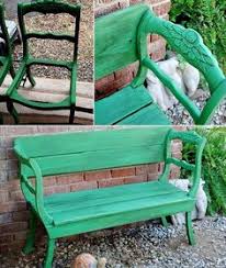 Diy Bench From Broken Chairs Old Chairs Diy Bench Furniture Diy