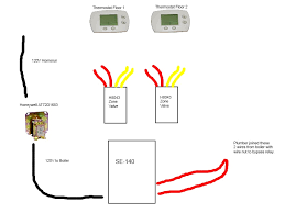 I have 3 zones and no circulator on the zones but the boiler (peerless) has a this basic diagram without wire colors, etc, shows the hookup for two valves nj trooper, yes i did install a honeywell mixing/tempering valve on the outlet. Sandy Screwed U Can You Help With Honeywell Zone Valves Terry Love Plumbing Advice Remodel Diy Professional Forum