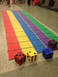 How many points should the player lose for not rolling doubles in order to make this a fair game? Dice Game 2 To 5 Players First Player That Gets To The End Of Their Lane Wins 5 Activities For Kids Games For Kids Carnival Games