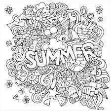 Enjoy some fun coloring pages and printables! Summer By Eazl Premium Gallery Wrap Walmart Com Summer Coloring Pages Coloring Canvas Coloring Pages