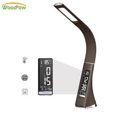 As oportunidades surgem através de toda a nossa rede internacional com mais de 320. Creative Led Business Desk Lamp Dimming Touch Leather Texture Folding Reading Table Lamp With Alarm Clock