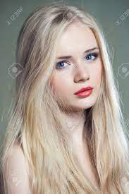 Free shipping on orders over $25 shipped by amazon. Beautiful Girl With Blue Eyes And Long Blonde Hair Stock Photo Picture And Royalty Free Image Image 67197999