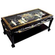 48 shiny black lacquer oriental coffee table, inlaid pearl with six stools and glass top. 14 Oriental Coffee Tables Chinese Meditation Tables Ideas Meditation Table Chinese Meditation Oriental