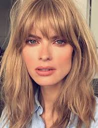 A solid, heavy fringe will. 50 Best Long Hair With Bangs Looks For Women 2019