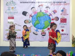 The un uses this day to promote friendship and peace, regardless of race, country, culture, and ideologies. International Friendship Day Gallery 3 Kinderland Surabaya