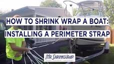 How to Shrink Wrap Your Boat: Installing a Perimeter Strap - YouTube
