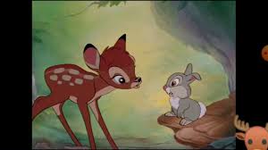 The two seem to have had a generally close relationship, though papa was sometimes strict with his son and would chide him for not remembering and heeding his advice.as a child, thumper would get very excited whenever he got to spend time with his papa and would imagine them going on great adventures together. Bambi Meets Flower Scene Youtube