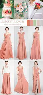 Long Short Bridesmaid Dresses 79 149 Size 0 30 And 50 Colors Peach Color Bridesmaid Dresses Peach Bridesmaid Dresses Short Bridesmaid Dresses