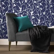 Great savings & free delivery / collection on many items. Meiying Cobalt Wallpaper Silver Wallpaper Bedroom Silver Wallpaper Dark Blue Wallpaper