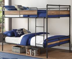 Bunk beds come in the usual style with two mattresses but there are also lofted bed options that can be used for a desk area or an entertainment space. Pipe Like Sandy Gunmetal Queen Size Bunk Bed