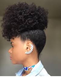 And that's a better choice since the strands need to be bleached to get the pastel purple color and that can completely damage them. Afro Gel Styles Novocom Top