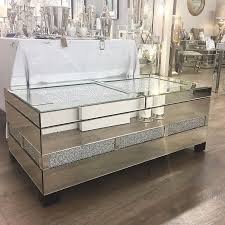 Winevine imports carries the best selection of wine luggage, bags, suitcases and more! Diamond Glitz Mirrored Crystal Coffee Table Wine Storage Compartment Picture Perfect Home