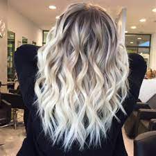 Image Result For Dark Roots Blonde Hair Hair Styles Icy Blonde Hair Balayage Hair