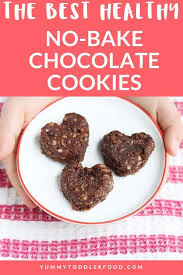 Healthy No Bake Chocolate Cookies Just 5 Ingredients Recipe Healthy Baking Easy Meals For Kids Healthy Desserts For Kids