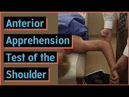 Image result for Shoulder Apprehension Test