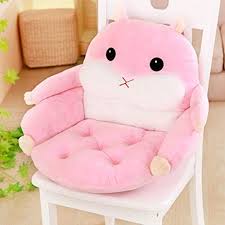 Toysofa Cartoon Kid Back Support Chair Cushion Hamster Plush Suffed Bean Bag Chair Cute Soft Crystal Velvet Kid Sofa C Kids Sofa Chair Kids Sofa Bean Bag Chair