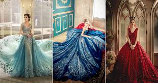 Fall S Must Have Wedding Look 24 Gorgeous Jewel Toned Gowns Praise Wedding