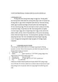 Doc Contoh Proposal Usaha Susu Kacang Kedelai Solo Independent Academia Edu