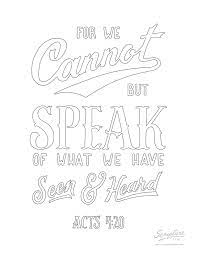 24 when they heard this, they raised their voices together in prayer to god. Acts 4 20 Scripture Type