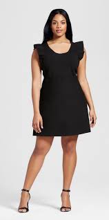 Plus Size Ruffle Sleeve Sweater Knit Dress Victoria Beckham For Target Target Clothes Ruffle Sleeve Dress Effortlessly Chic Outfits