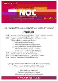 See more of noc kostelů on facebook. Noc Kostelu 12 Cervna 2020 Oficialni Stranka Obce Krouna