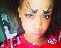 One woman got some very pointy eyebrows tattooed onto her forehead. Tattoo Spirit Eyebrow Tattoos Gone Wrong Facebook