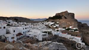 D'andrea mare beach hotel в городе ялиссосе; World Greece Rhodos Sunset At Lindos On The Isle Of Rhodos