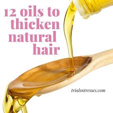 Best oils for hair growth is almond oil almond oil is great for the skin and hair. 12 Oils To Help Thicken Your Natural Hair Millennial In Debt