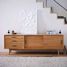 Choose from simple metal stands to traditional cabinets with storage space. Mid Century Media Console 80