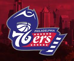 Logos here using one colour show how powerful shapes can be using just one colour. Philadelphia 76ers Redesign Sports Logo Design Nba Logo Sports Logo