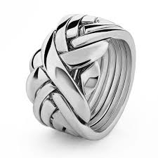 Assembling a 4 piece puzzle ring. 925 Sterling Silver Puzzle Ring Women Jewelry Urbytus Com