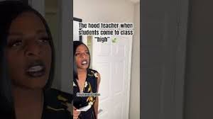 Pov: The Hood Teacher when students come to class “High.” 🍃😂📚|  #MissRenee #teacherlife
