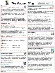 The hand writing paper looks like this via: The Bacher Blog For Parents Of Students In Room Ppt Download