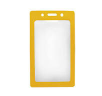 Flexible Badge Holder with Color Frame, Credit Card Size