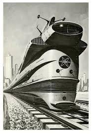 Pin By Cornelis Van Dijk On Sci Fi Retro Futuristic Locomotive Train