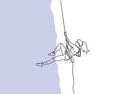 Check spelling or type a new query. Extreme Sport One Line Drawing Girl Doing Rock Climbing With A Rope Continuous Minimalism Adrenaline Theme Concept Vector Illustration Minimalism 1957052 Vector Art At Vecteezy