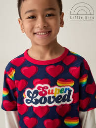 Boys' Little Bird By Jools Oliver Blue Print Tops